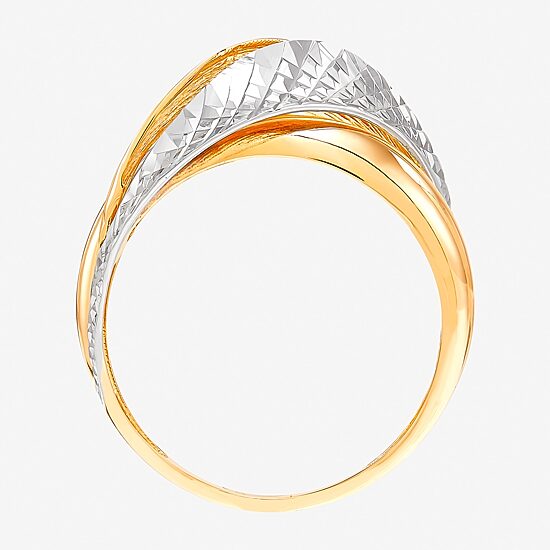 Womens 13MM 14K Gold Band