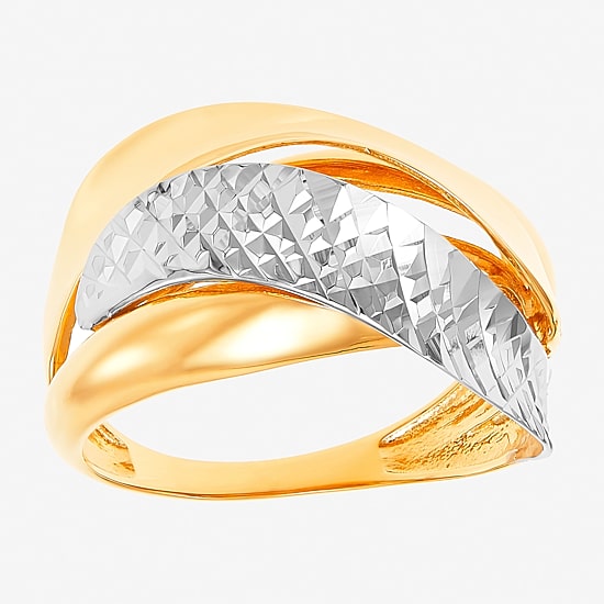Womens 13MM 14K Gold Band