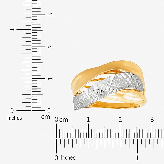 Womens 13MM 14K Gold Band