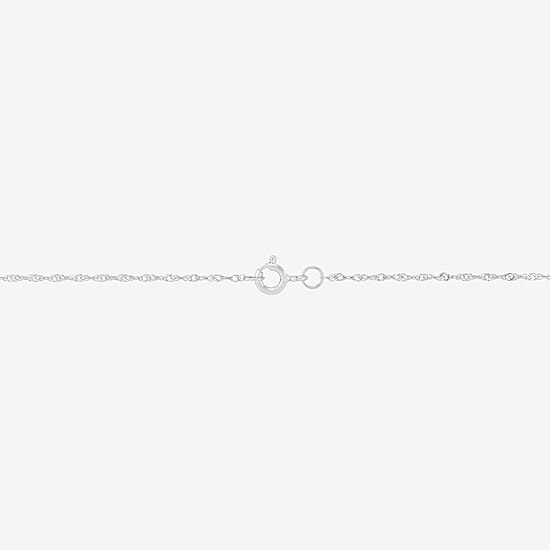 Womens White Cubic Zirconia Sterling Silver 2-pc. Jewelry Set