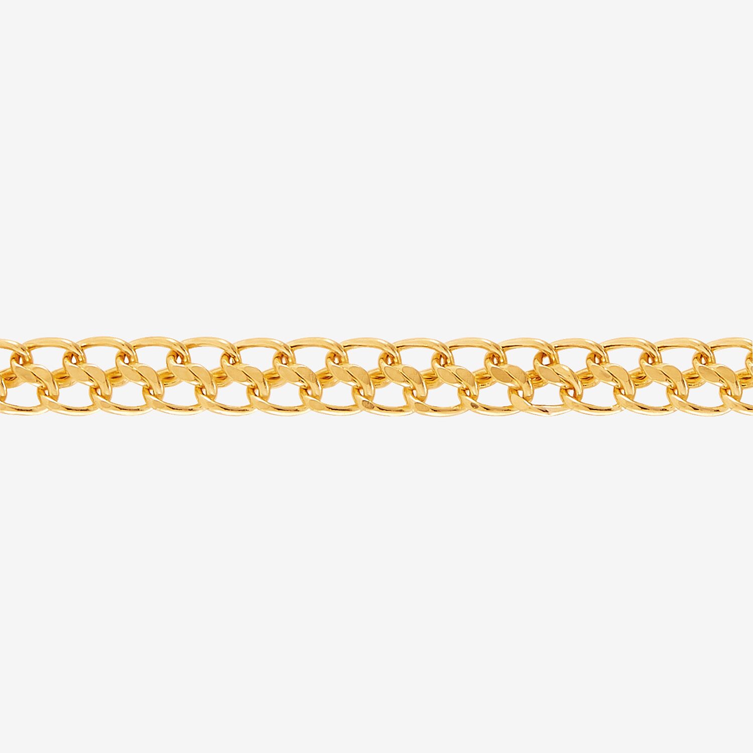 Limited Quantities! Womens 14K Gold 7.5 Inch Hollow Curb Chain Bracelet