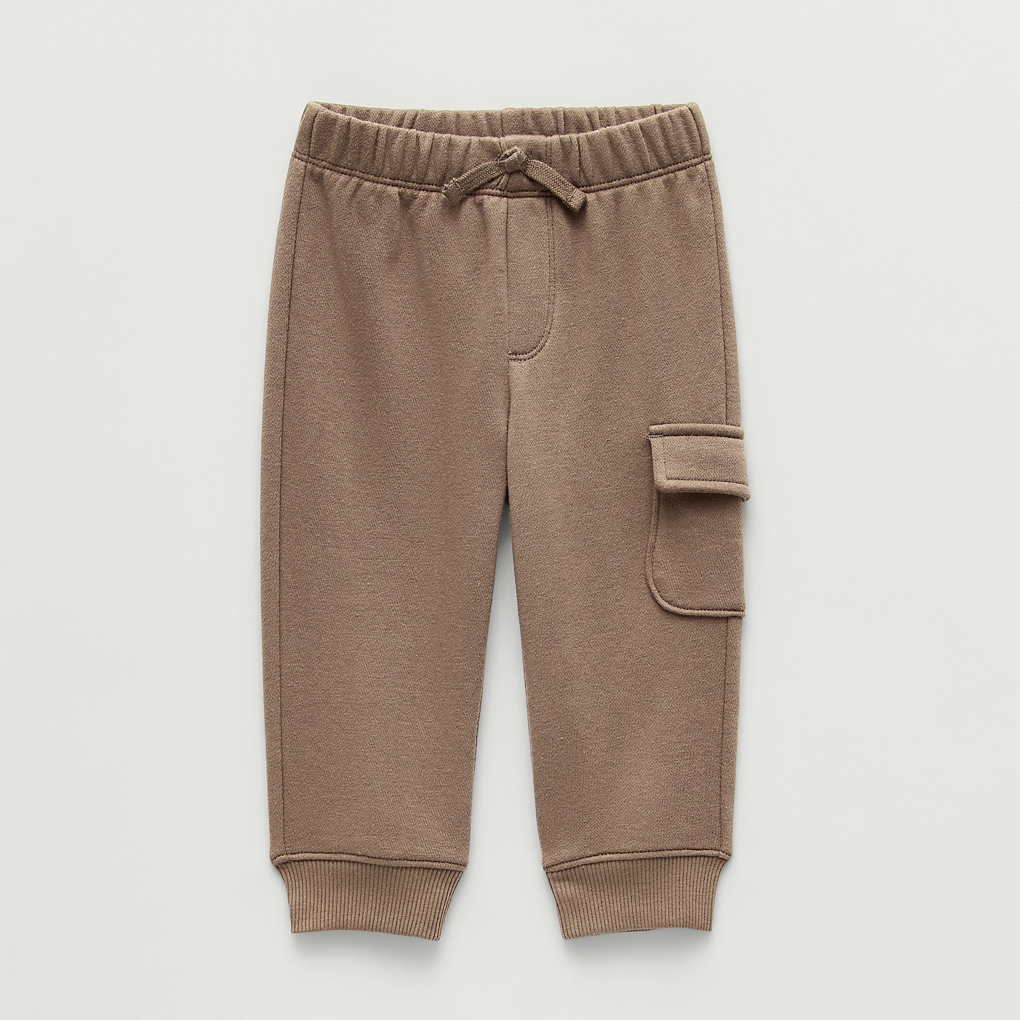 Okie Dokie Baby Boys Cinched Regular Fit French Terry Pull-On Pant