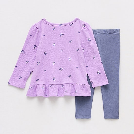 Okie Dokie Baby Girls 2-pc. Legging Set