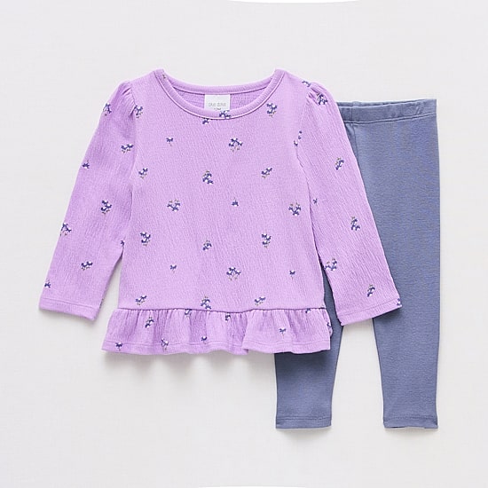 Okie Dokie Baby Girls 2-pc. Legging Set