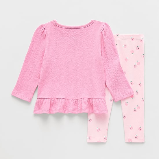 Okie Dokie Baby Girls 2-pc. Legging Set