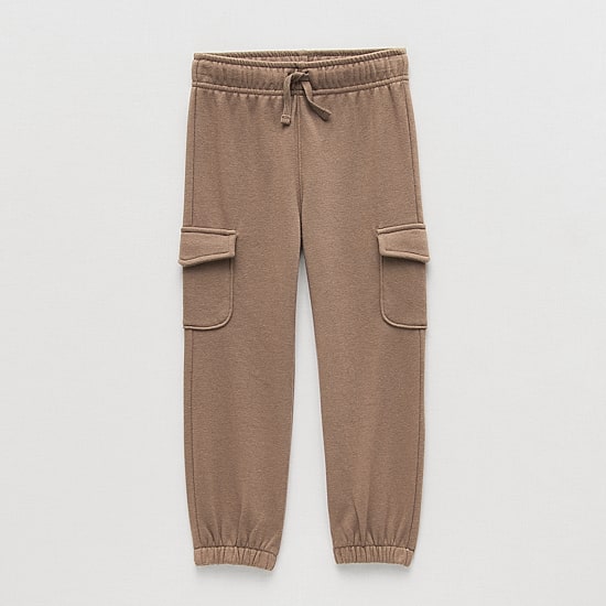 Okie Dokie Toddler & Little Boys Cinched Regular Fit French Terry Pull-On Pant