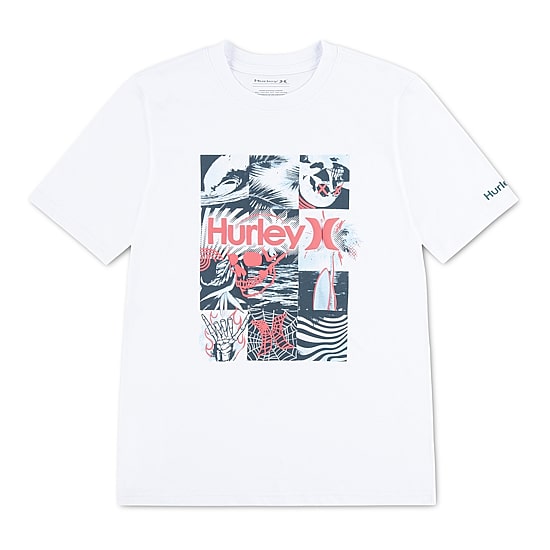 Hurley Big Kid Boys Crew Neck Short Sleeve Regular Fit Graphic T-Shirt