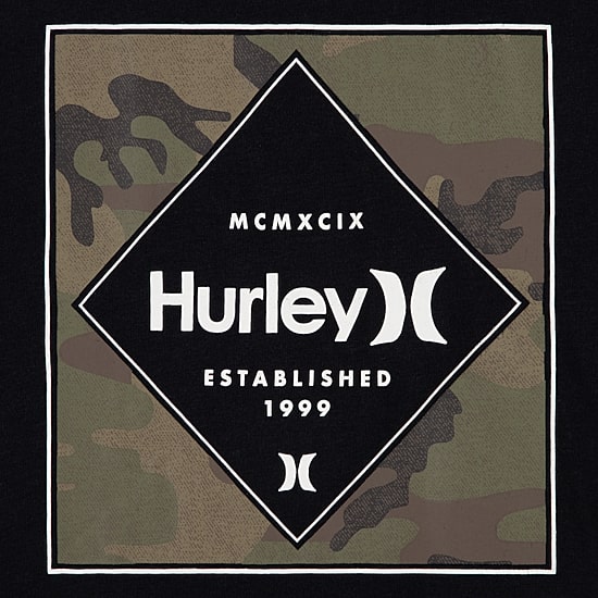 Hurley Big Kid Boys Crew Neck Short Sleeve Regular Fit Graphic T-Shirt
