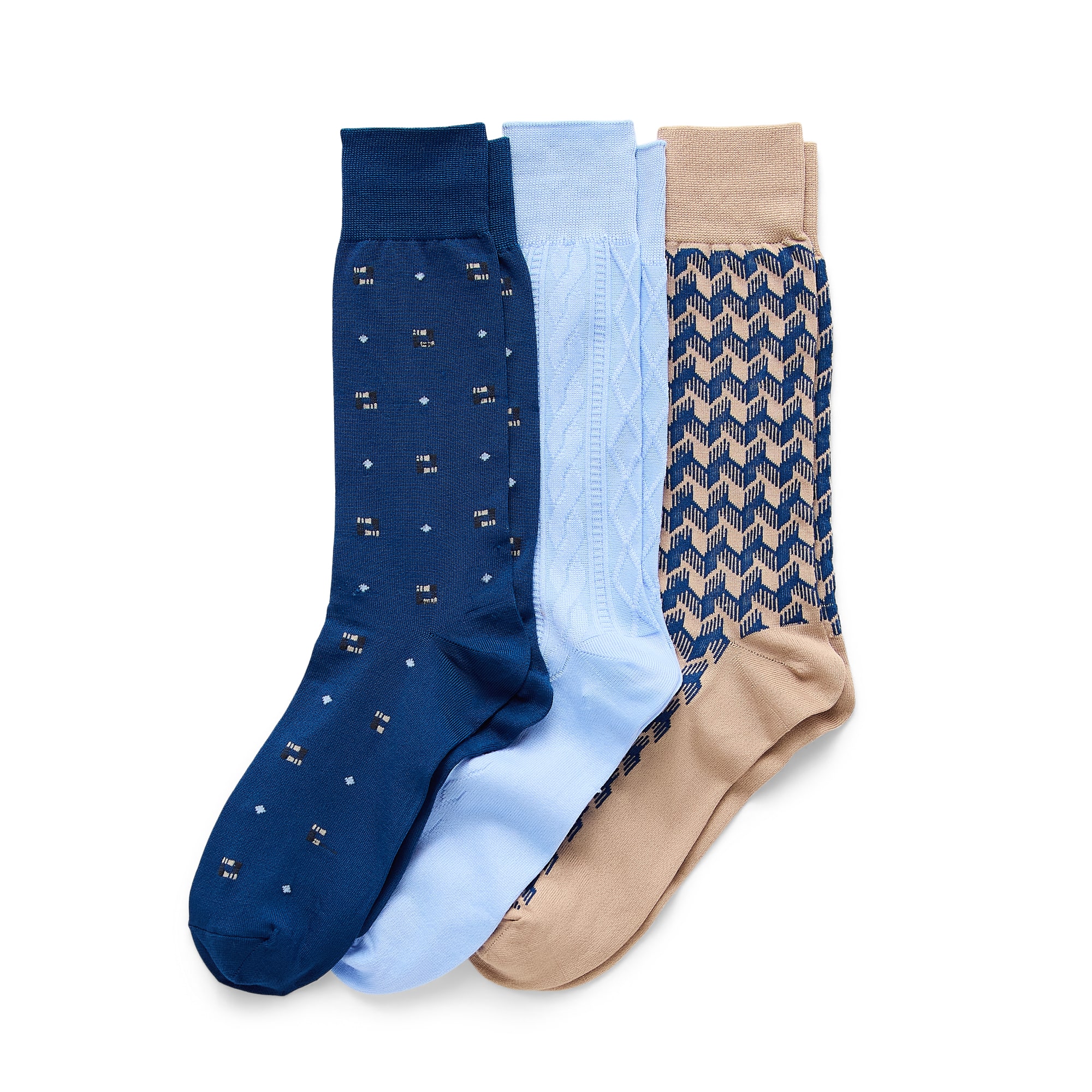 Stafford Mens 3 Pair Crew Socks