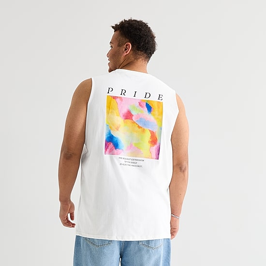 Hope & Wonder Pride Unisex Adult Crew Neck Short Sleeve Big and Tall Muscle T-Shirt
