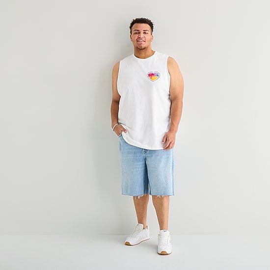 Hope & Wonder Pride Unisex Adult Crew Neck Short Sleeve Big and Tall Muscle T-Shirt