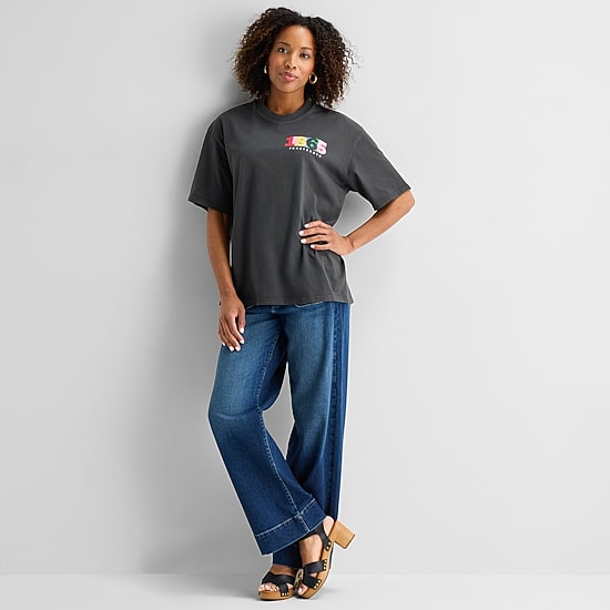 Hope & Wonder Juneteenth Unisex Adult Crew Neck Short Sleeve Regular Fit Graphic T-Shirt