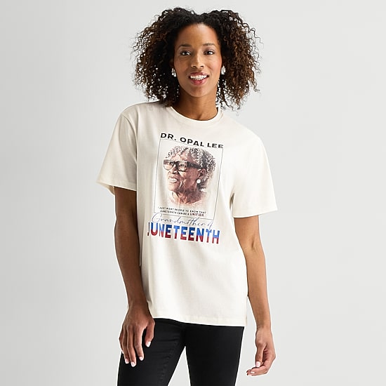 Hope & Wonder Juneteenth Unisex Adult Short Sleeve Regular Fit Graphic T-Shirt