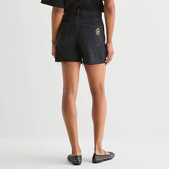 Hope & Wonder Juneteenth Womens Denim Short