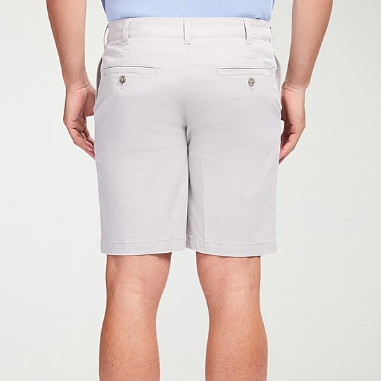IZOD Saltwater Mens 9 1/2" Stretch Fabric Chino Short