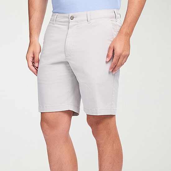 IZOD Saltwater Mens 9 1/2" Stretch Fabric Chino Short