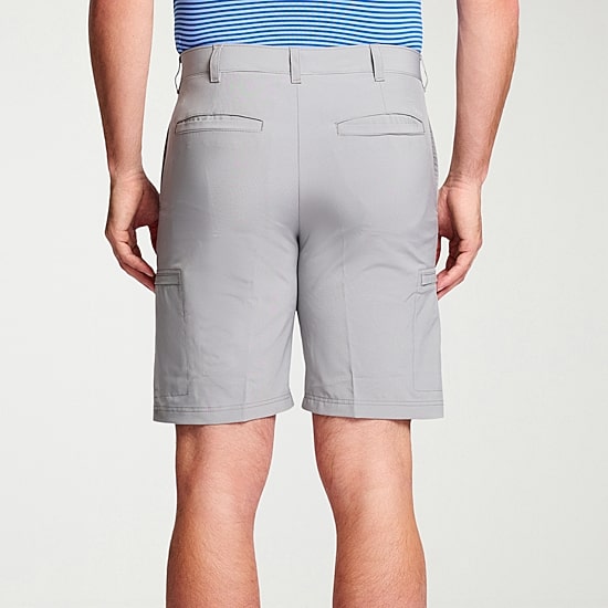 IZOD Swingflex Golf Mens 9 1/2" Stretch Fabric Quick Dry Cargo Short
