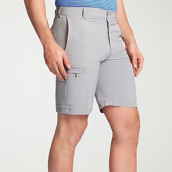IZOD Swingflex Golf Mens 9 1/2" Stretch Fabric Quick Dry Cargo Short