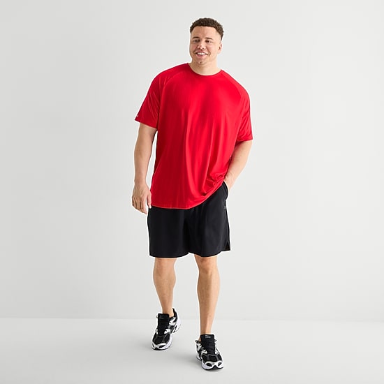 Xersion Activated Cooling Mens Crew Neck Short Sleeve Quick Dry Active Big and Tall T-Shirt