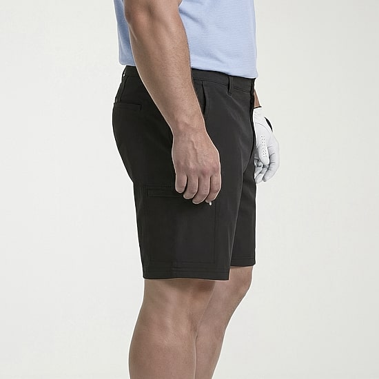 IZOD Swingflex Golf Mens 10 1/2" Big and Tall Stretch Fabric Quick Dry Cargo Short