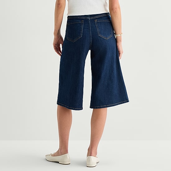 Liz Claiborne Denim Cullotte Jeans
