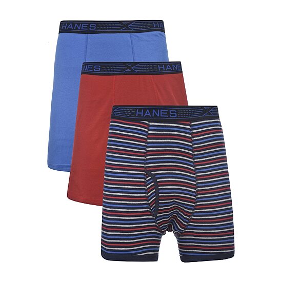 Hanes Mens Big and Tall 3 Pack Boxer Briefs 312hnbx