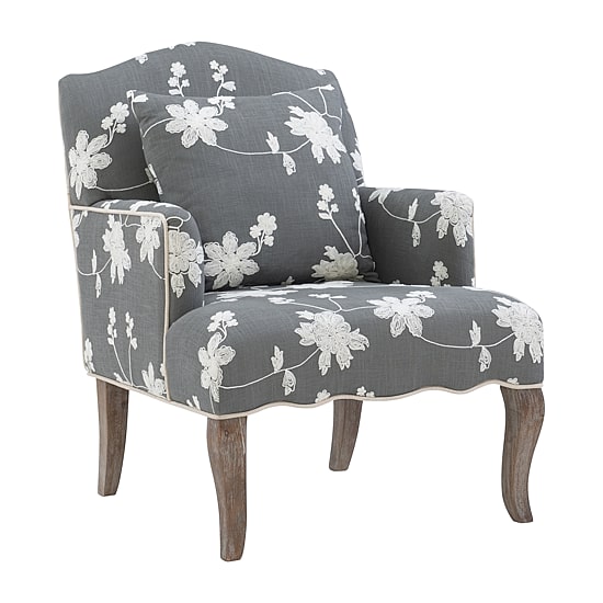 Linon Carico Living Room Collection Upholstered Armchair