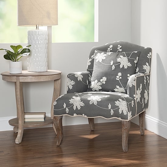 Linon Carico Living Room Collection Upholstered Armchair