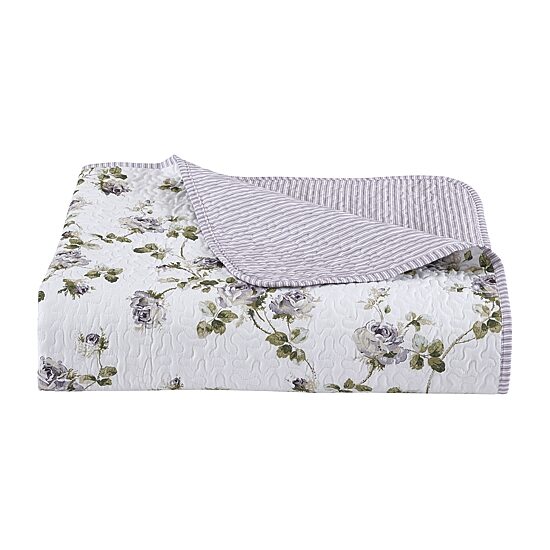 Royal Court Rosemary Floral Quilt Set