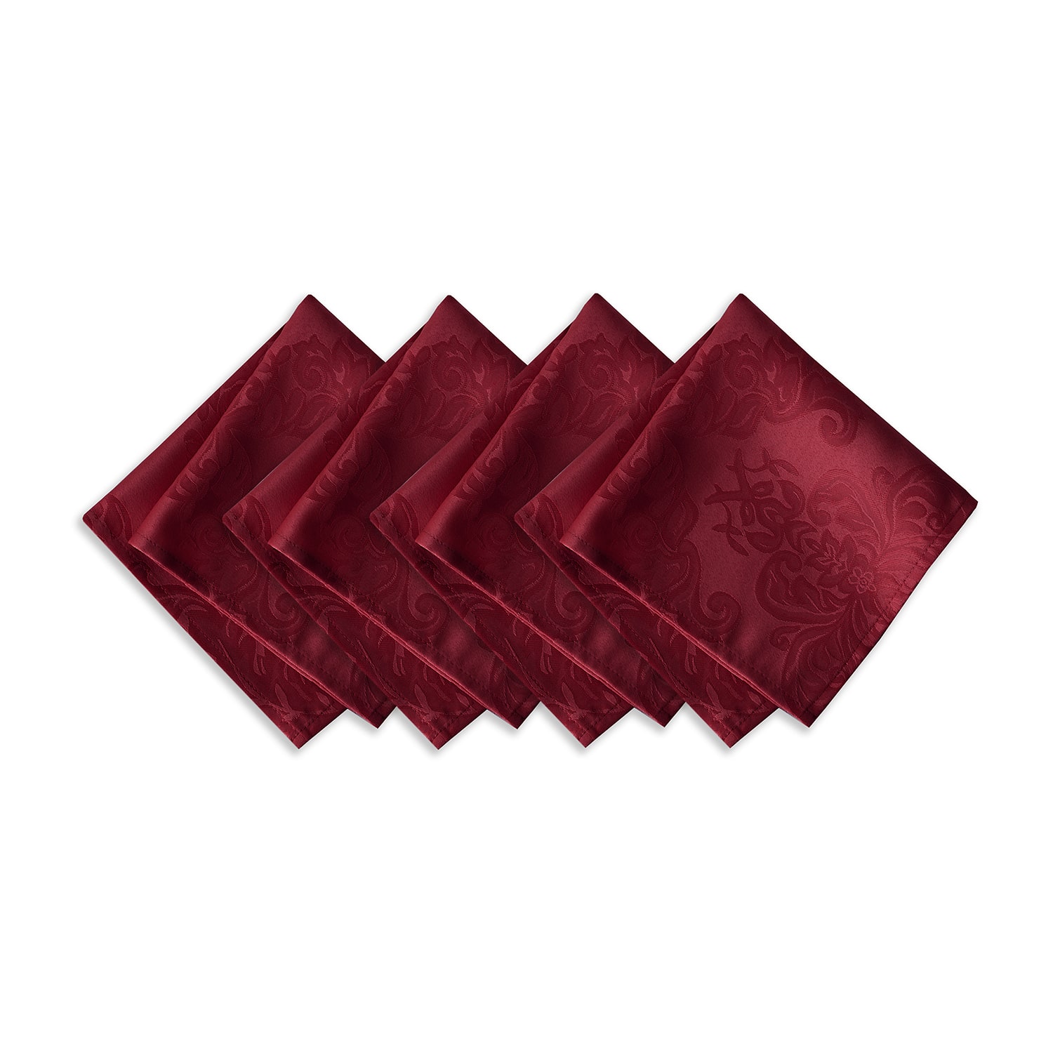 Elrene Home Fashions Barcelona Jacquard Damask 4-pc. Napkins