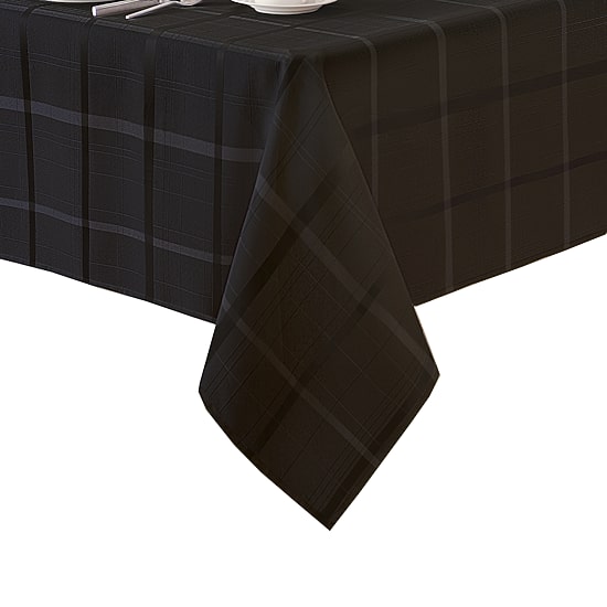 Threadmade Elegance Plaid Jacquard Tablecloth