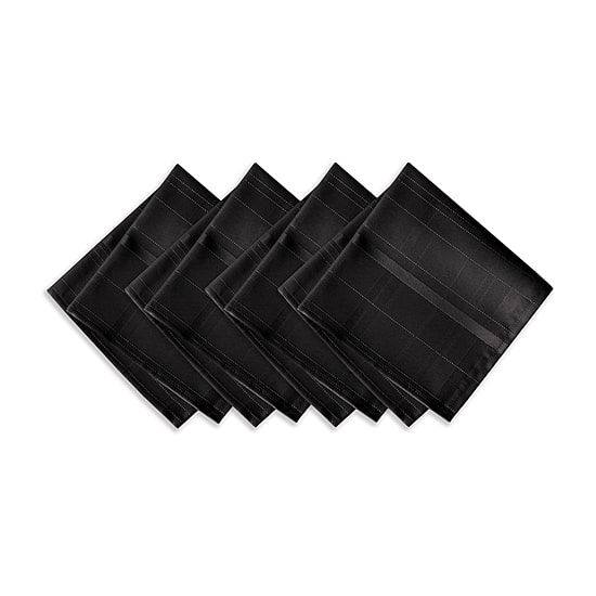 Threadmade Elegance Plaid Damask 4-pc. Napkins