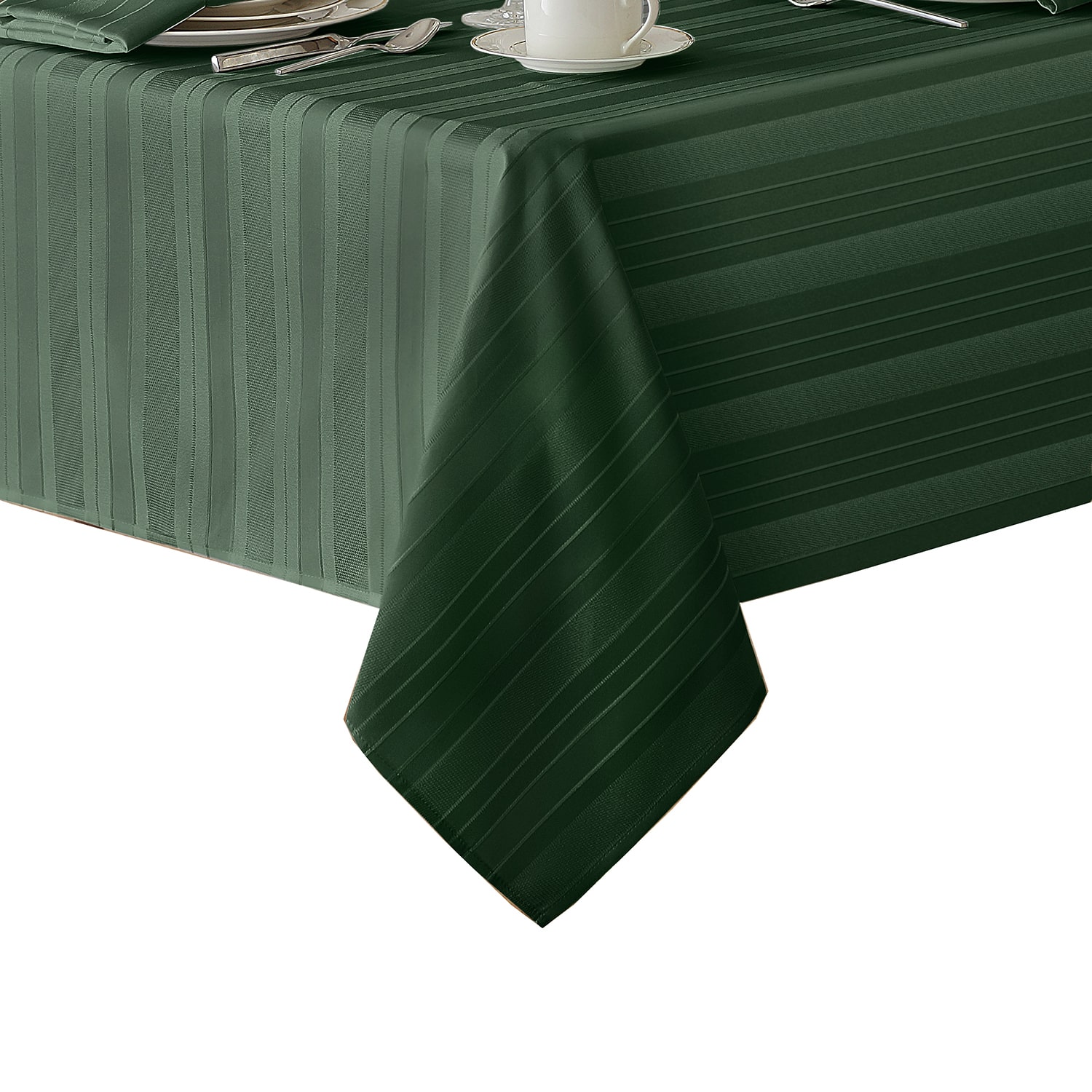 Threadmade Denley Stripe Jacquard Tablecloth