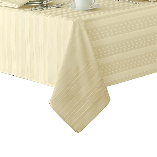 Threadmade Denley Stripe Jacquard Tablecloth