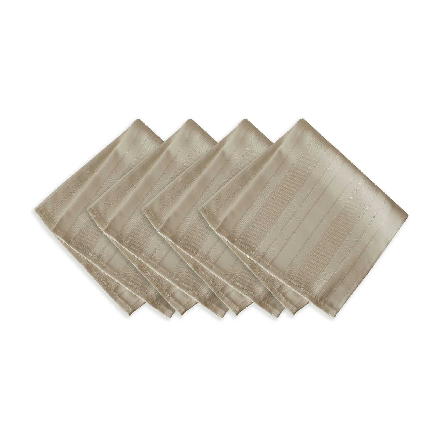 Elrene Home Fashions Denley Stripe Jacquard Napkin