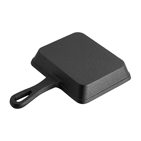 MegaChef Cast Iron Mini Square Frying Pan