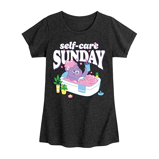 Big Kid Girls Crew Neck Short Sleeve Care Bears T-Shirt