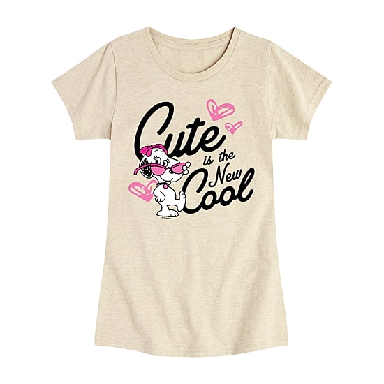 Big Kid Girls Crew Neck Short Sleeve Peanuts T-Shirt