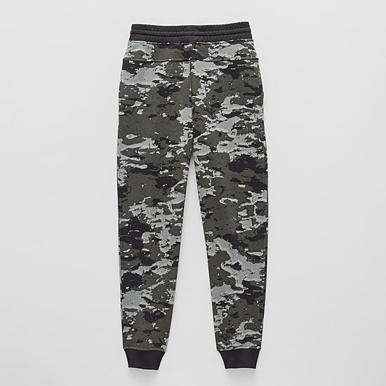 Xersion Little & Big Kid Boys Cuffed Mid Rise Regular Fit Fleece Jogger Pant