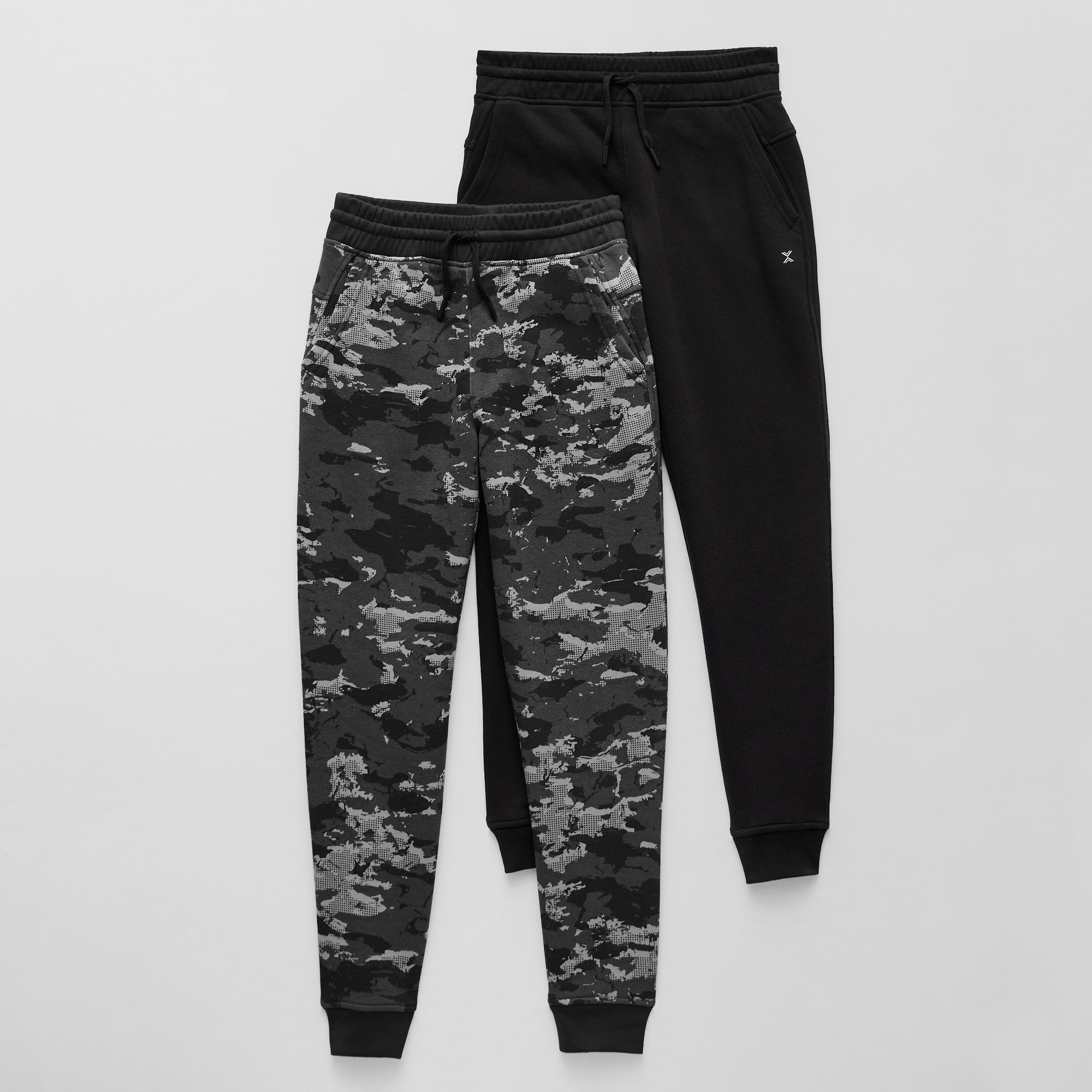 Xersion Little & Big Kid Boys Cuffed Mid Rise Regular Fit Fleece Jogger Pant