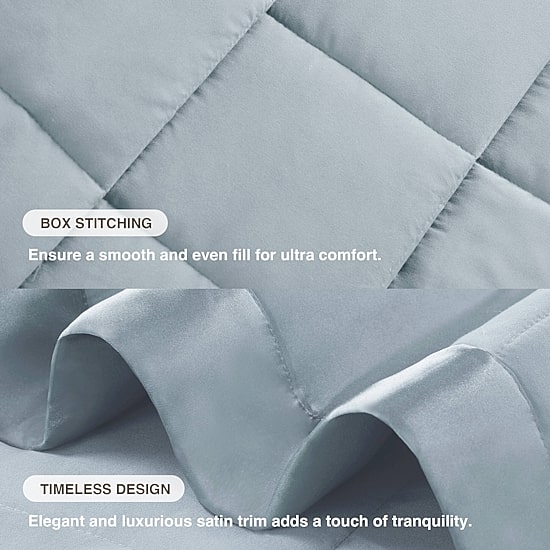 Madison Park Prospect Lightweight Down Alternative Blanket with Satin Trim