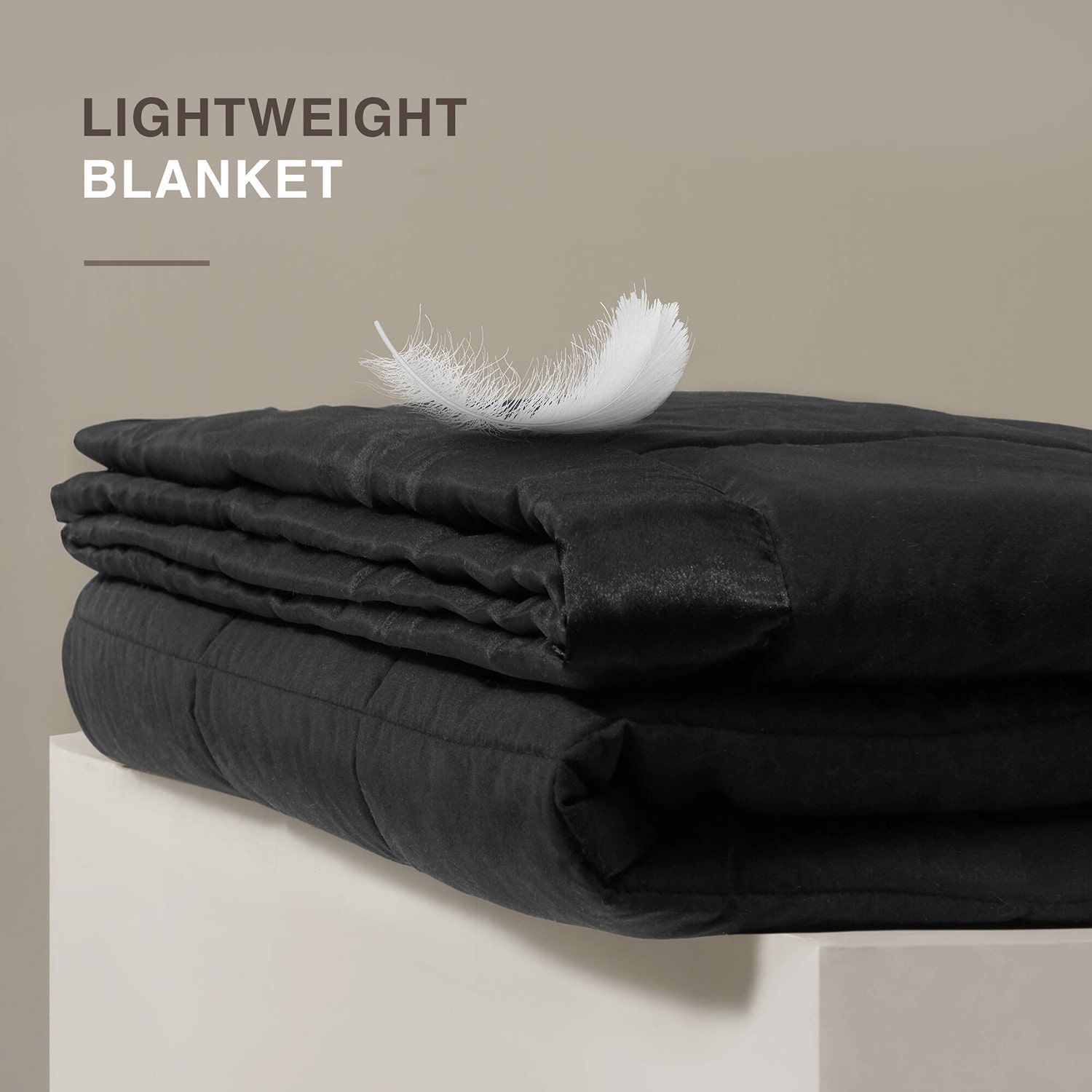 Madison Park Prospect Lightweight Down Alternative Blanket with Satin Trim