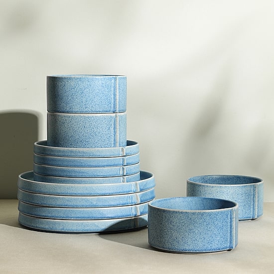 Stone + Lain Bao 24-pc. Stoneware Dinnerware Set