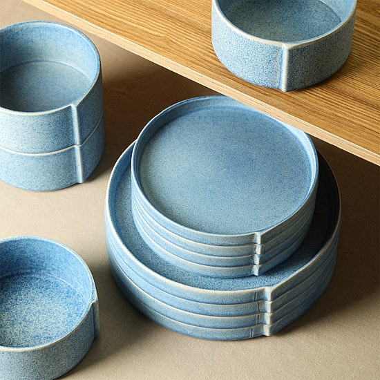 Stone + Lain Bao 24-pc. Stoneware Dinnerware Set