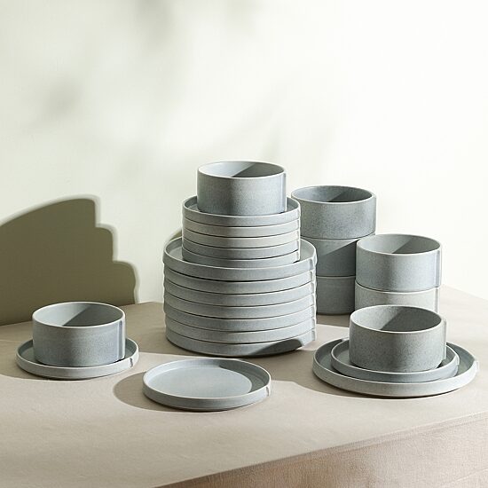 Stone + Lain Bao 24-pc. Stoneware Dinnerware Set