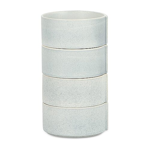 Stone Lain Bao 4-pc. Stoneware Cereal Bowl In Gray