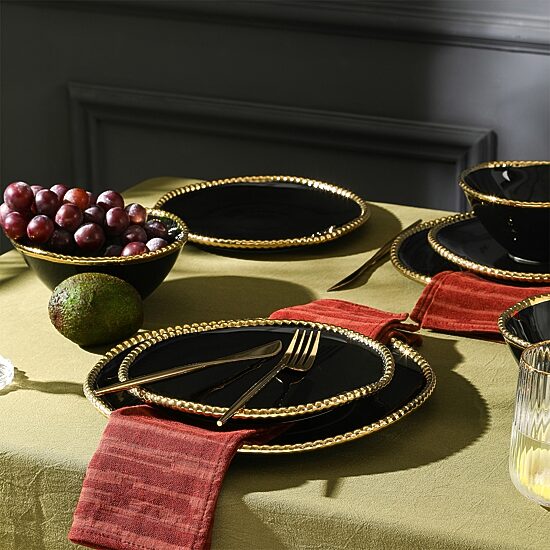 Christian Siriano New York Akoya 4-pc. Porcelain Dinnerware Set