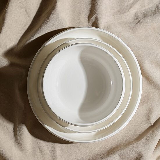 Stone + Lain Verso 4-pc. Porcelain Cereal Bowl