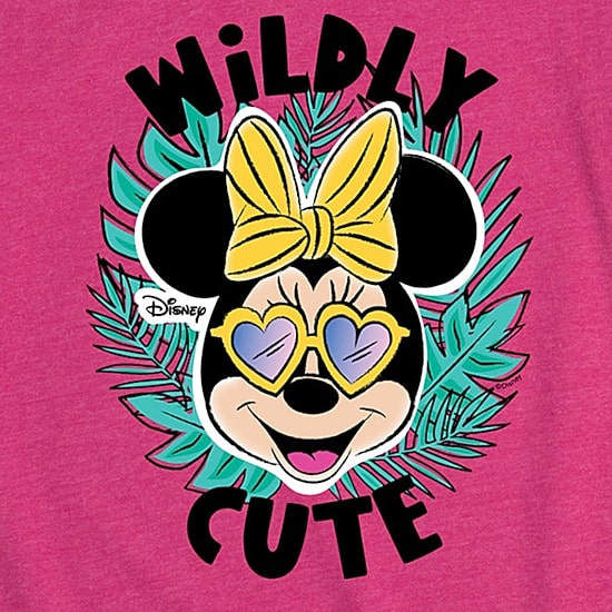 Disney Collection Toddler Girls Crew Neck Short Sleeve Regular Fit Minnie Mouse Graphic T-Shirt
