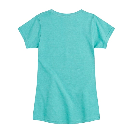 Disney Collection Big Kid Girls Crew Neck Short Sleeve Regular Fit Toy Story Graphic T-Shirt